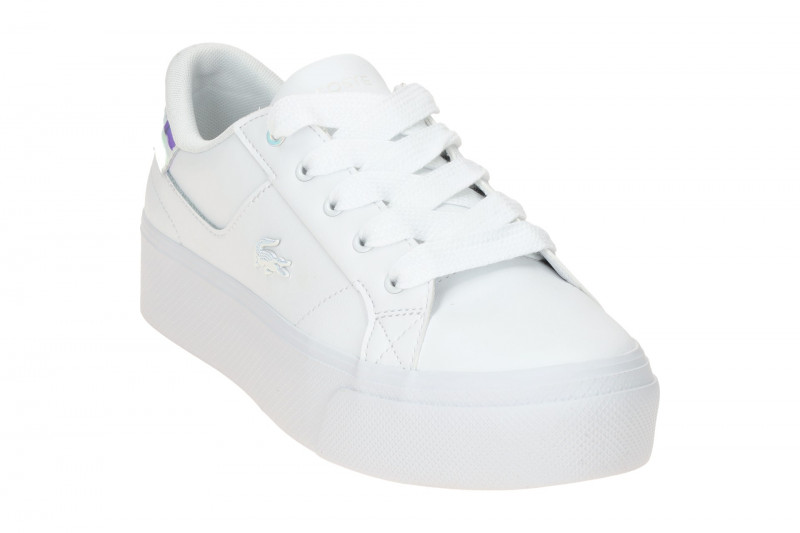 Lacoste Ziane Plateau Sneakers Schuhe weiß bunt Damen 0004