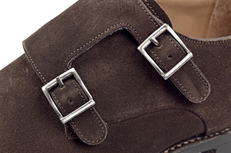 Gordon & Bros Schuhe braun rahmengenähte Velour 4376