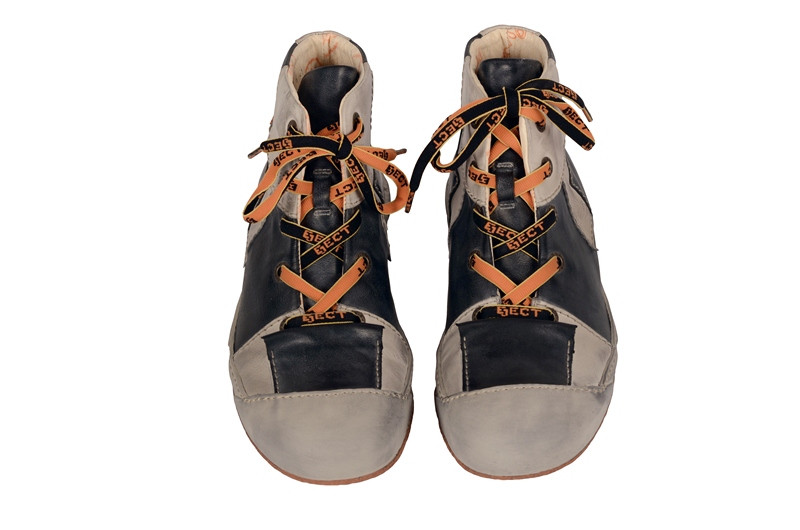 Eject Puzzle Stiefelette schwarz offwhite