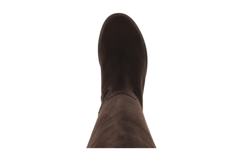 Gabor Keil Schaftstiefel braun Samtvelour Stretch 8005.03.002