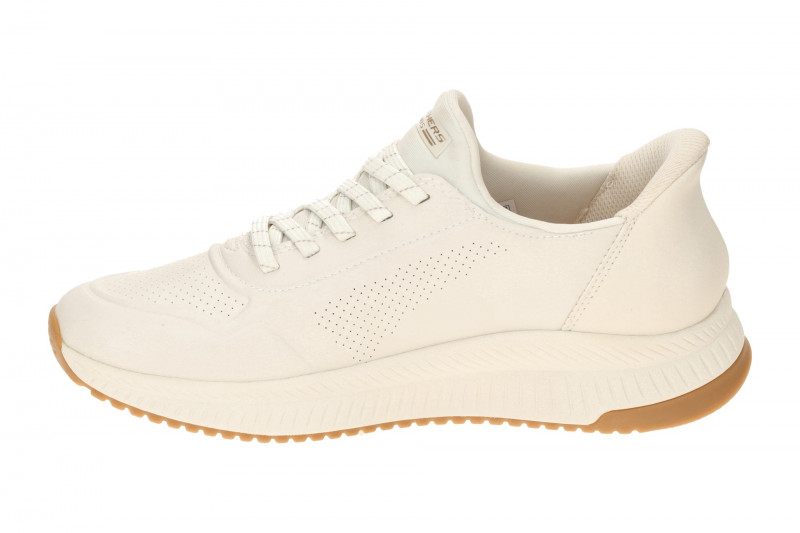 Skechers Bobs Squad 4 Slipper Schuhe creme weiß SLIP-INS