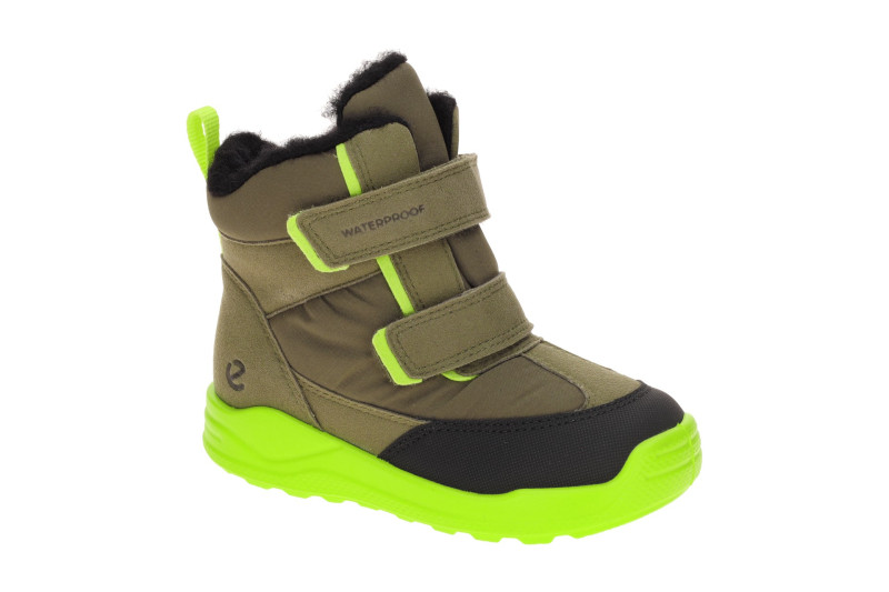 ecco Urban Kinderstiefel grün Warmfutter Waterproof