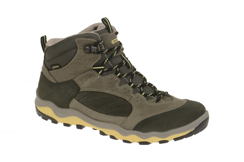 Ecco Ulterra GTX Stiefel grau gelb Boots