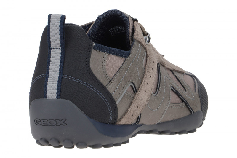 Geox Snake Sneaker Schuhe grau U2507B
