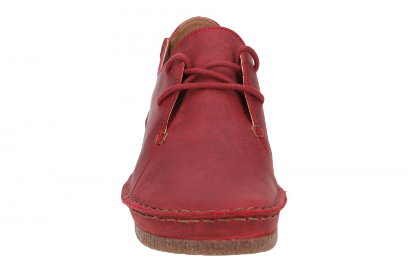 Clarks Janey Mae Schuhe rot Fettleder 26166819