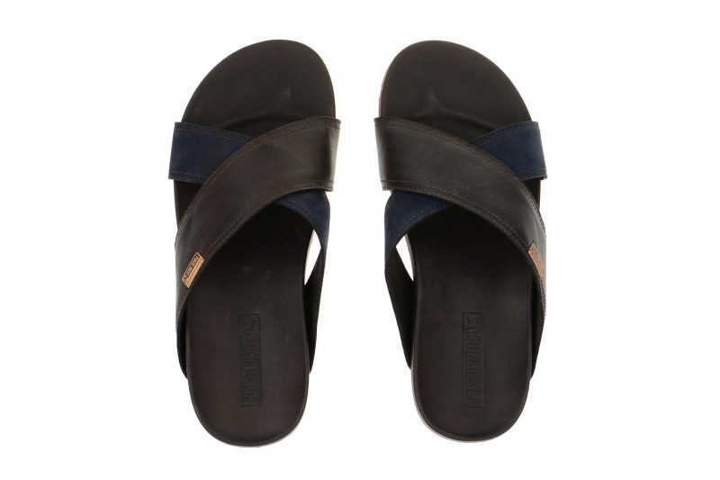 Pikolinos Phuket Pantolette blau braun M1A-0003N