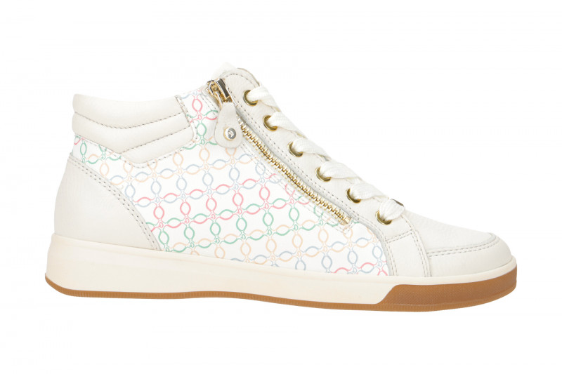 ARA Rom Schuhe Sneaker creme weiß multi 12-44499