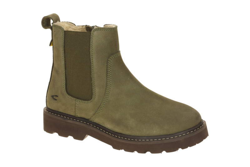camel active Rainforest Winter Stiefelette grün olive Damen 59RFS03