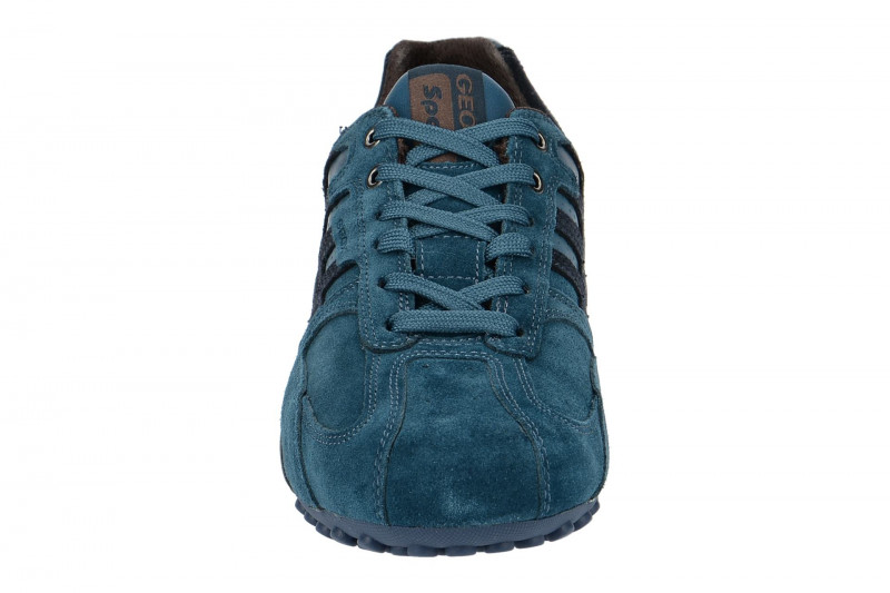 Geox Respira Snake K Herren Sneakers in hellblau dunkelblau mix