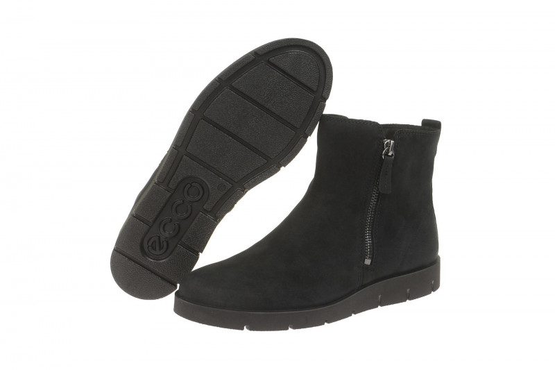 Ecco Bella Stiefelette schwarz Nubuck