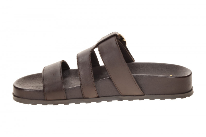 Paul Green 6171 Riemchen Pantolette dunkelbraun moro