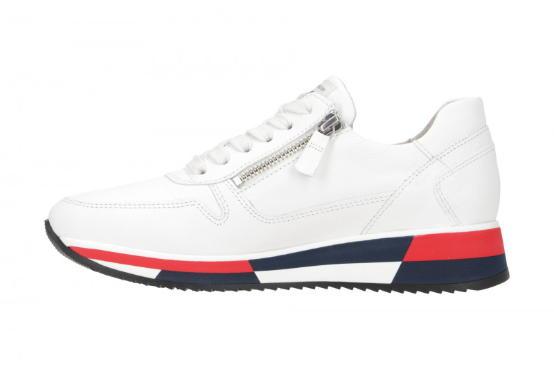 Gabor Schuhe weiß blau rot Sneakers 83.390