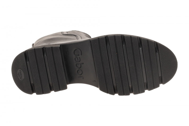 Gabor Fashion Stiefel Boots schwarz matt Front-Zip 71.854.20