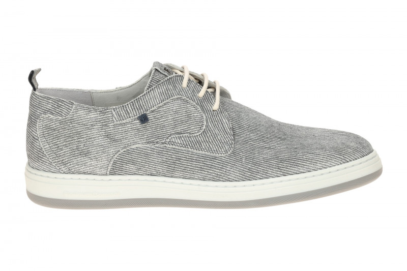 Floris van Bommel De Dijker Schuhe grau weiß H-Weite 30309