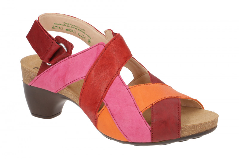 Think Traudi Sandale rot orange pink
