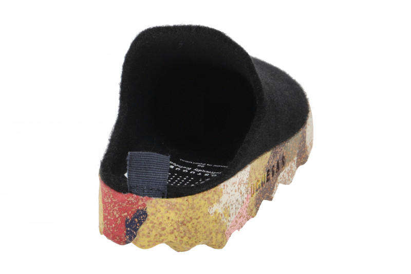 Asportuguesas Come Pantoletten Damen schwarz Mono Felt
