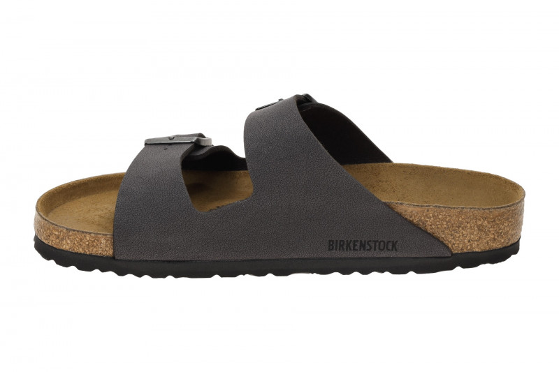 Birkenstock Arizona Pantolette grau velvet gray NORMAL-WEIT 1029134