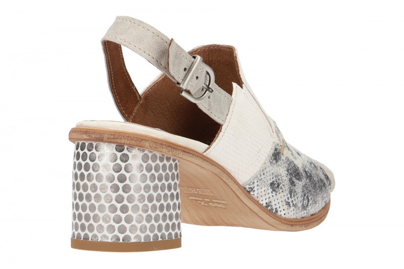 Charme Sandale weiß grau 0482R