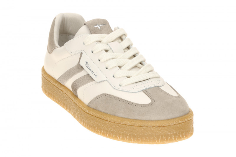 Tamaris Schuhe Sneaker weiß grau 23723