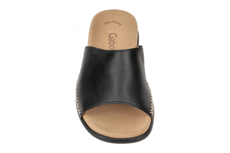 Gabor Pantolette schwarz Nappa 03.705.27