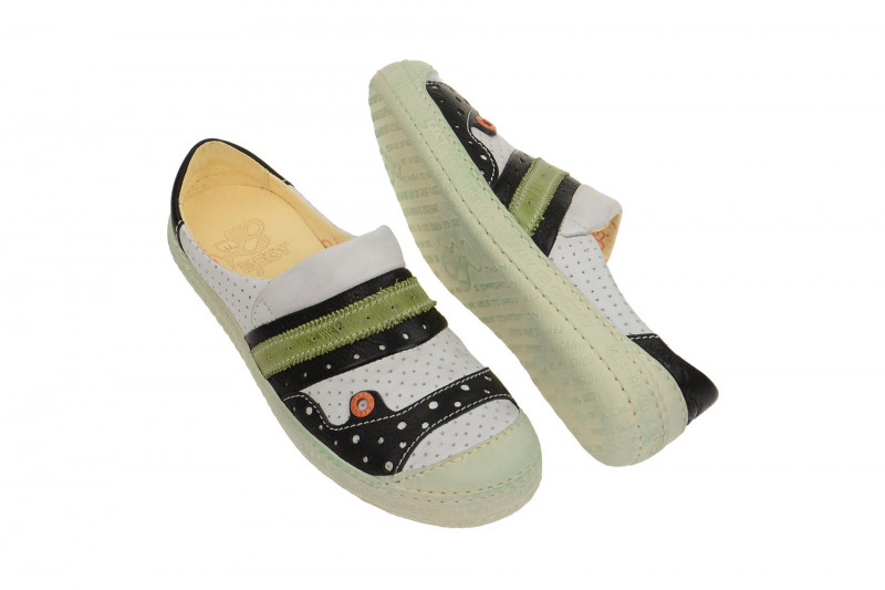 Eject Dass Pantolette weiß schwarz Clogs