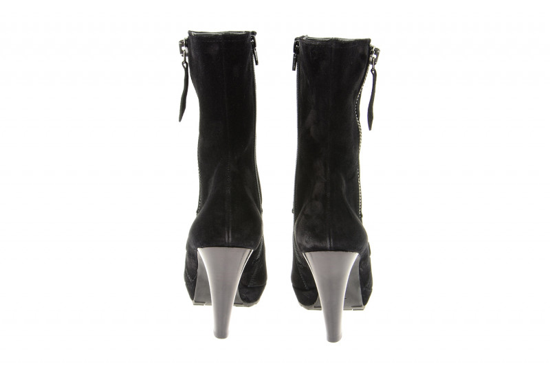 Paul Green Stiefel schwarz Velour - 8606-004