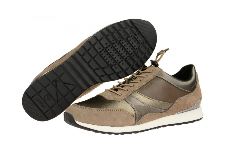 Geox Deynna Schuhe grau braun D746FE