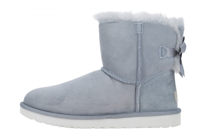 UGG Stiefel hellblau ash-fog Mini Bailey Bow II