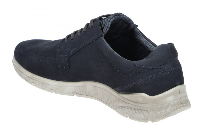 Ecco Irving Herren Schnür Schuhe blau