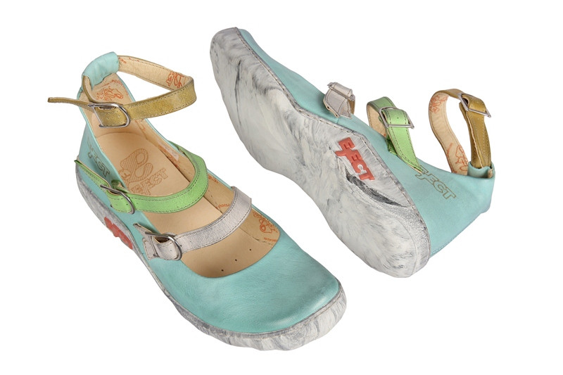 Eject Diamante Schuhe E-14415 hellblau