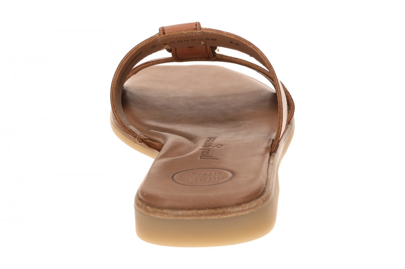 Paul Green Pantolette braun Schnallen-T-Steg 6188