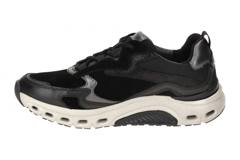 Gabor RollingSoft Schuhe schwarz gelochte Sohle 76.986.47