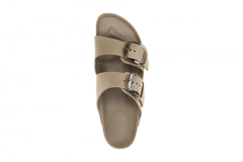 Birkenstock Arizona Big Buckle Pantolette taupe braun SCHMAL EVA
