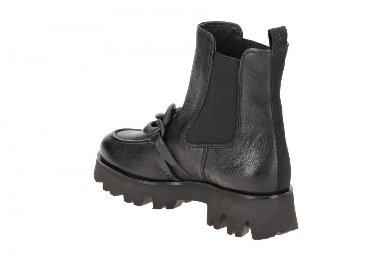 Paul Green Plateau Stiefelette schwarz Kette 9043