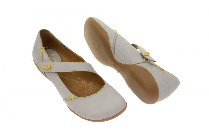 Clarks Felicia Plum Schuhe grau 26108380