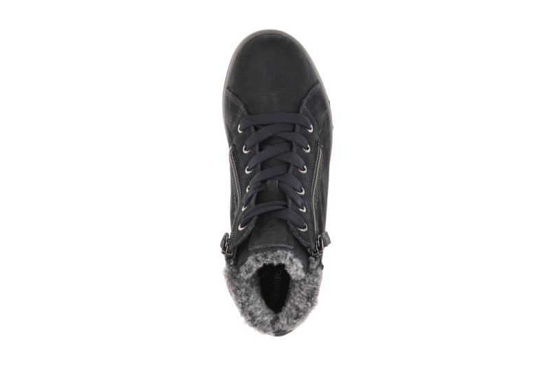 Waldläufer Teresa Winter Stiefelette blau notte H-Weite Waterproof 961971