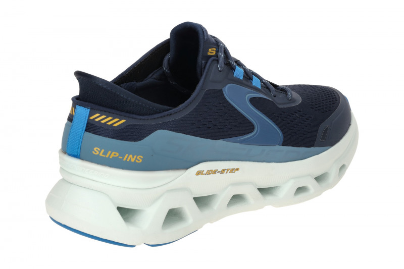 Skechers Glide Step Schuhe blau navy Herren Slip-Ins 232921