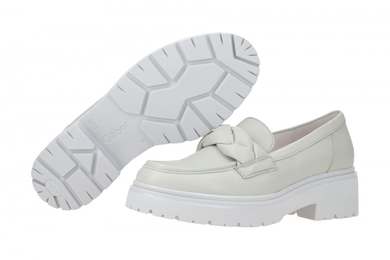 Gabor Schuhe Slipper grün pistas Nappa 25.232.23