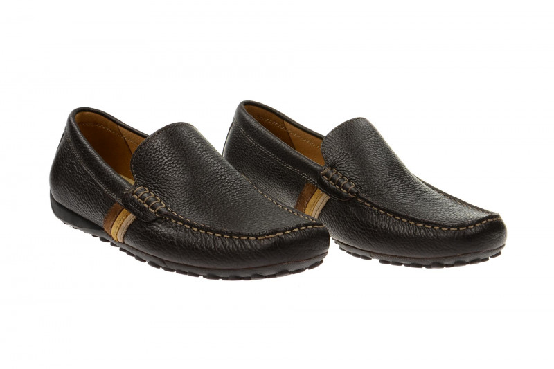 Geox Snake Mokassin Schuhe braun Gr 44 - U1107U