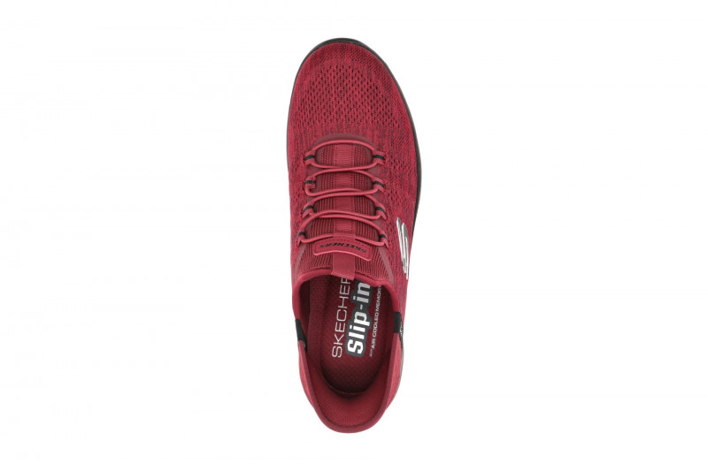Skechers Summits Schuhe rot melange Slip-Ins 232469