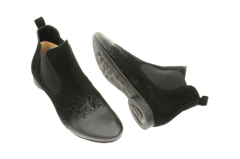 Think Guad Stiefelette schwarz Leder Mix 5-85296-09