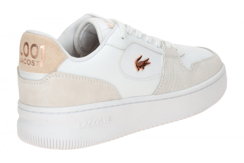 Lacoste L001 Set Schuhe Sneakers weiß rosa Damen 0097