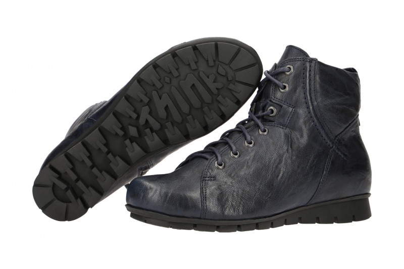 Think Menscha Stiefel blau navy