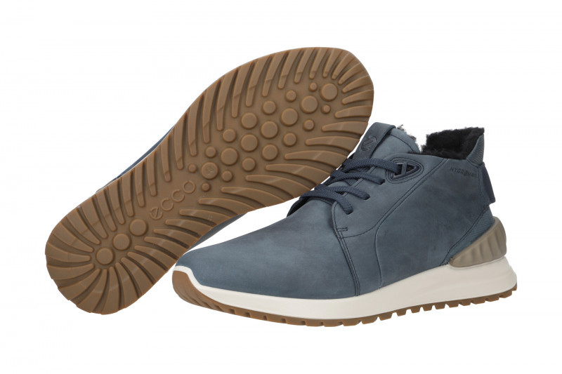 Ecco Astir Warmfutter Schuhe Herren blau 523254