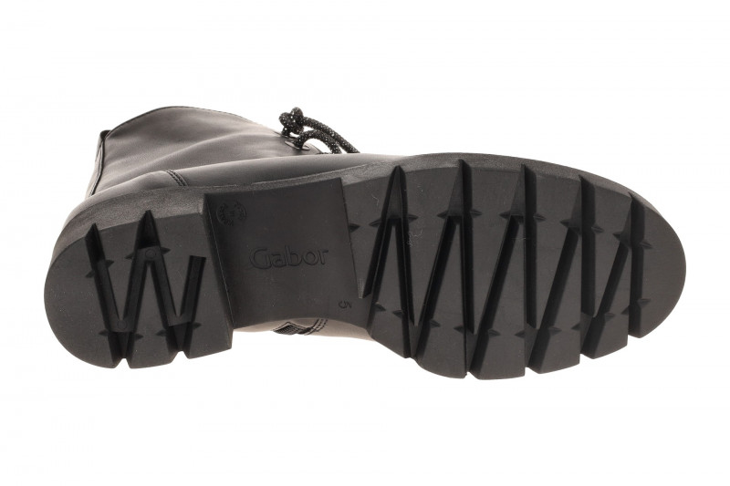 Gabor Stiefelette schwarz Strass-Senkel 71.711.37