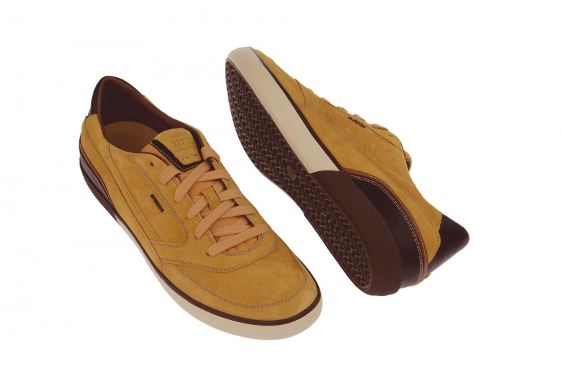 Geox Box Schuhe gelb Nubuck - U44R3A