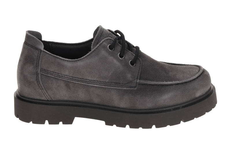 Birkenstock Highwood Moc Schuhe grau Mokassin Schmal-Weit 1032702