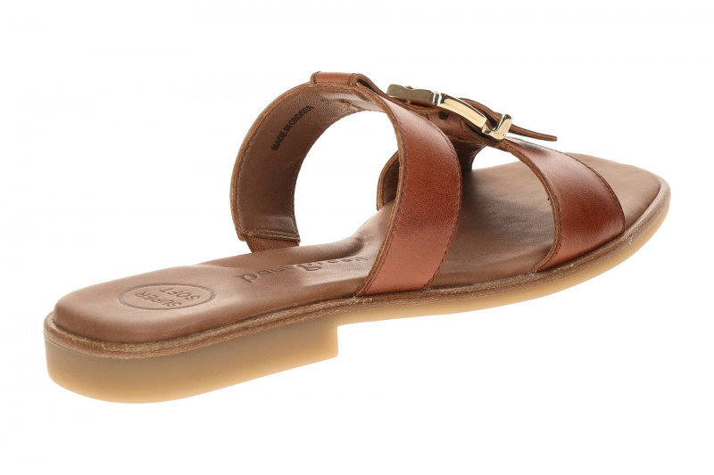 Paul Green Pantolette braun Schnallen-T-Steg 6188
