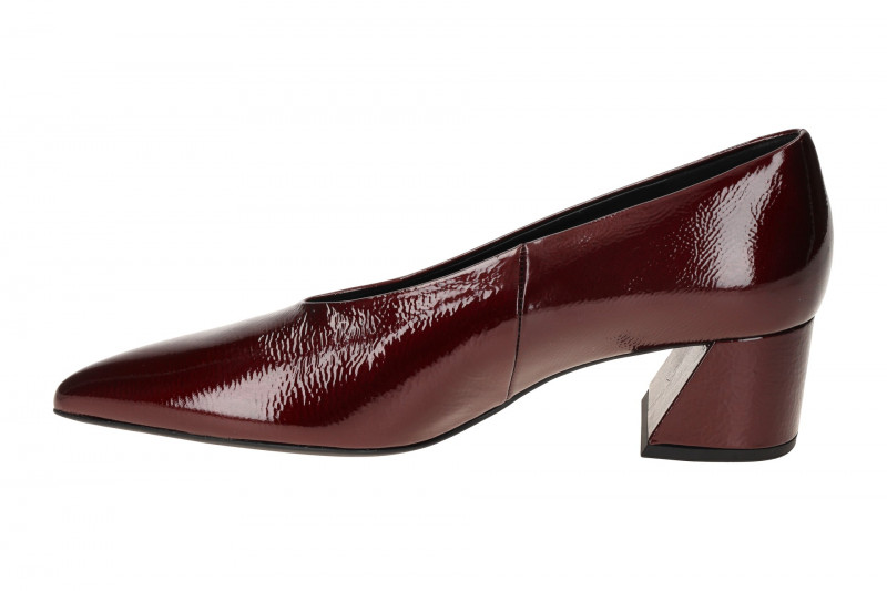 Högl 4531 Pumps rot cabernet Lack metallic