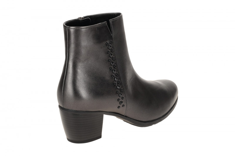 Gabor Stiefelette grau antiksilber Seidenmatt 55.524.69